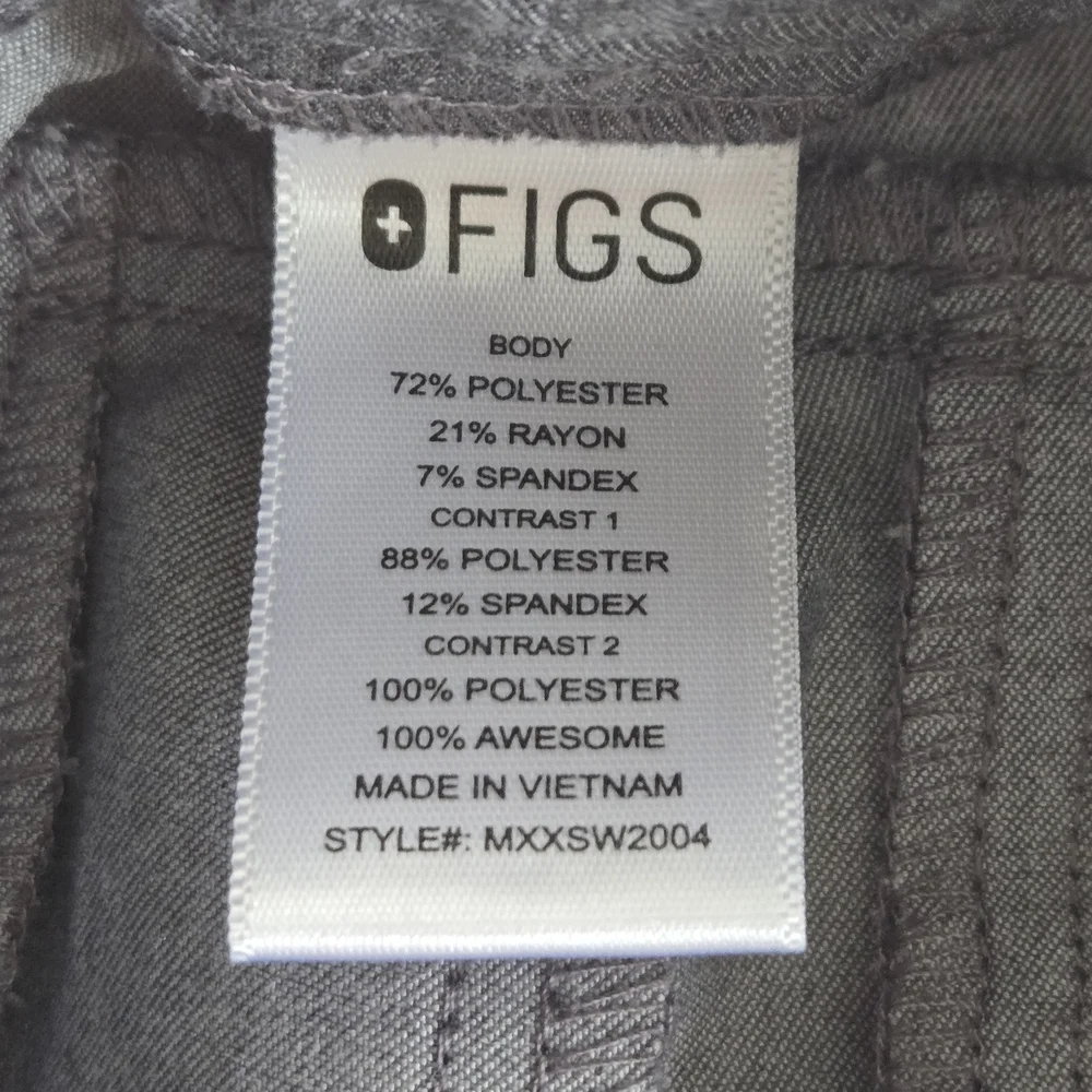 FIGS Tansen Jogger Scrub Pants Mens Sz M Gray Green Drawstring Medical MXXSW2004